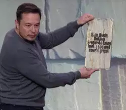 Elon Musk: Making presentations look good and sound great meme