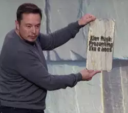 Elon Musk: Presenting like a boss meme