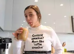 Content creation? More like 'coffee creation' meme