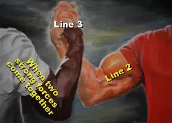When two strong forces come together meme