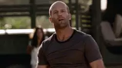 Jason Statham Shrugs At Teammate 