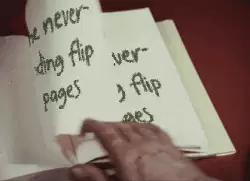 The never-ending flip of pages meme