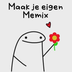 Flork Character Holds Up Flowers 