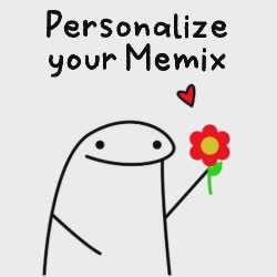 Flork Character Holds Up Flowers 