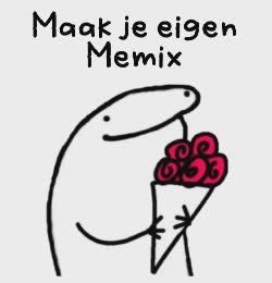 Flork Character Holding Flowers 