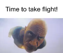 Time to take flight! meme