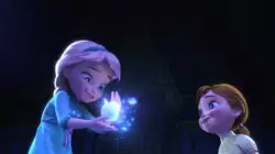 Little Elsa Sends Up Ice Firework 