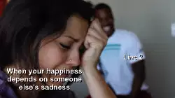 When your happiness depends on someone else's sadness meme