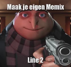 Gru Points Gun At Camera 