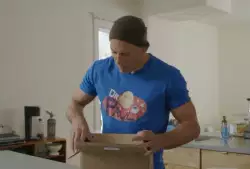 Georges St-Pierre: unboxing and getting excited meme
