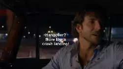Hangover? More like a crash landing! meme