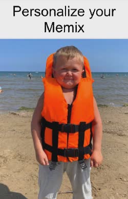 Hasbulla Wears Life Jacket On Beach 