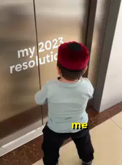 me
my 2023 resolutions meme