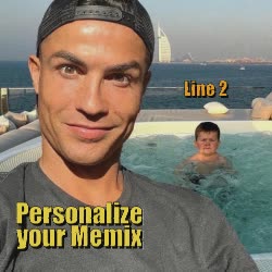 Ronaldo Takes Selfie With Hasbulla 
