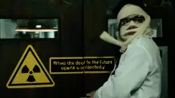 When the door to the future opens unexpectedly meme