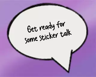 Get ready for some sticker talk meme