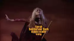 Sarah Sanderson: Dark magic made easy meme