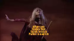 When you realize that Sarah Jessica Parker is a witch meme