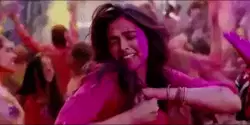 A Woman Dances In Crowd 