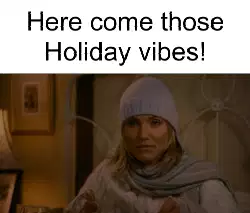 Here come those Holiday vibes! meme