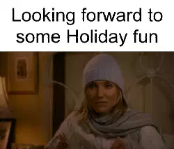 Looking forward to some Holiday fun meme