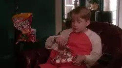 Home Alone: When You Can Enjoy the Couch and Snacks in Style meme