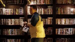 Don't mess with Nick Frost when he's holding a Hot Fuzz DVD meme