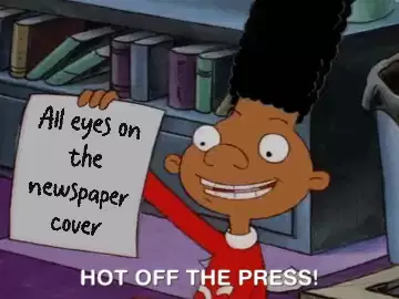 All eyes on the newspaper cover meme