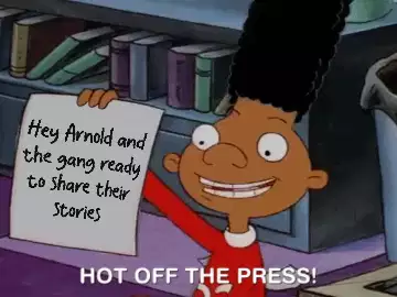 Hey Arnold and the gang ready to share their stories meme