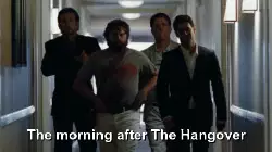 The morning after The Hangover meme