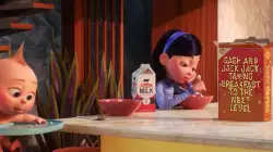 Dash and Jack Jack: Taking breakfast to the next level meme