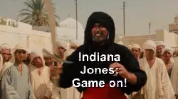 Indiana Jones: Game on! meme