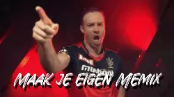 IPL Player Punches The Air 