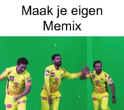 IPL Players Dance In Front Green Screen 
