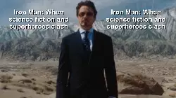 Iron Man: When science fiction and superheroes clash meme