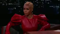 Janelle Monáe Throws Peace Sign Up  