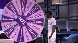 Jason Derulo ready to spin the wheel meme