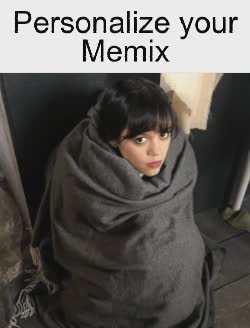 Jenna Ortega Wrapped In Blanket 