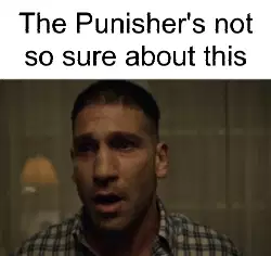 The Punisher's not so sure about this meme