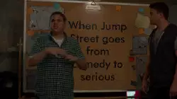 When Jump Street goes from comedy to serious meme
