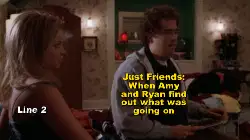 Just Friends: When Amy and Ryan find out what was going on meme