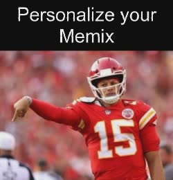 Patrick Mahomes Points Down 