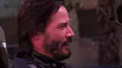 Keanu Reeves Winks At Camera 
