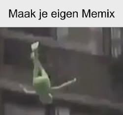 Kermit The Frog Jumps Off Building 