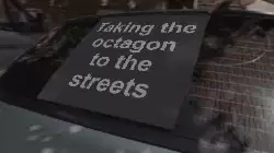 Taking the octagon to the streets meme