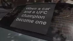 When a car and a UFC champion become one meme