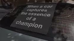 When a car captures the essence of a champion meme