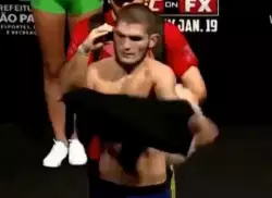 Khabib Nurma: The only one with a Papakha and a t-shirt meme