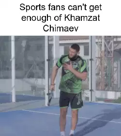 Sports fans can't get enough of Khamzat Chimaev meme