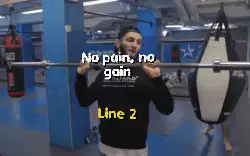 No pain, no gain meme